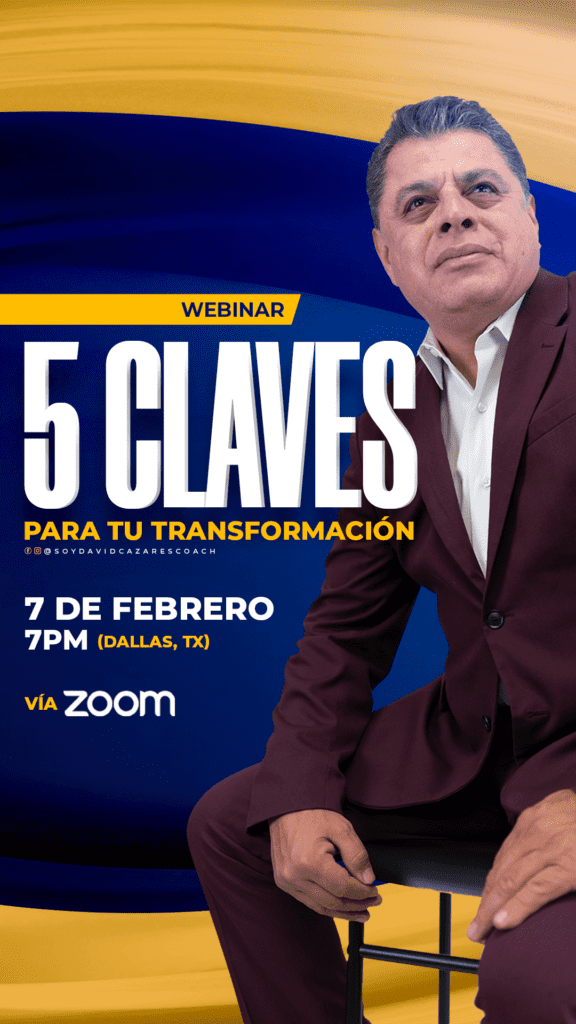 Flayer webinar 5 claves para tu transformación